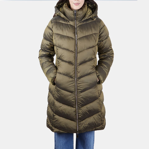 Parka de mujer con capucha, Verde
