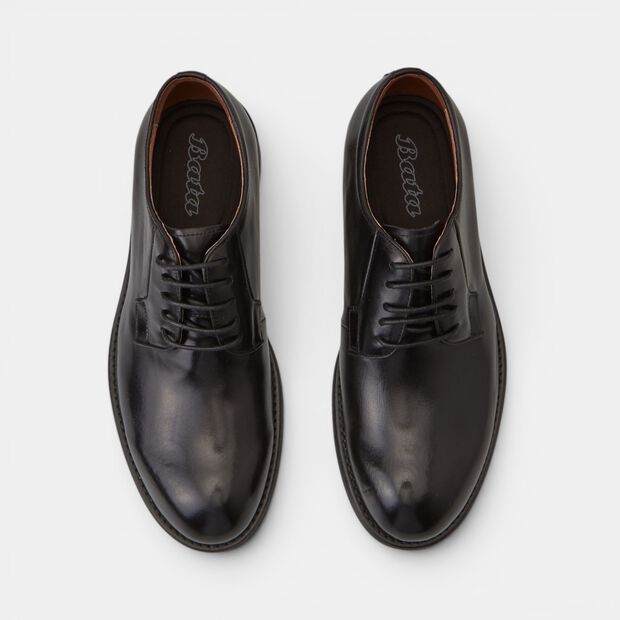 Zapatos de piel con cordones para hombre Bata 24H, 