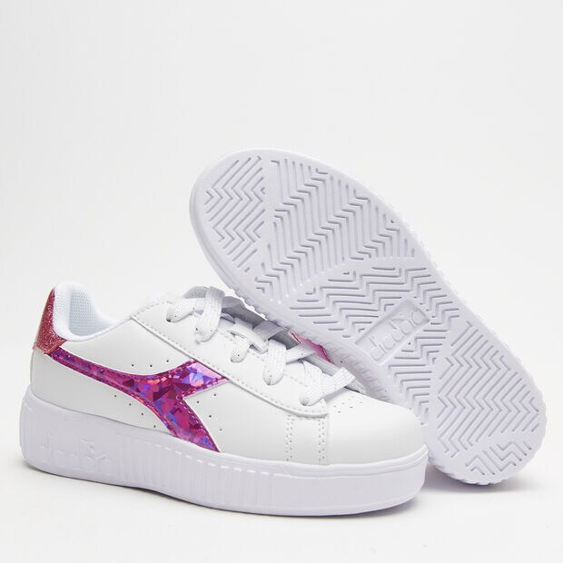 Zapatillas De Ni&ntilde;a Diadora Game Step, Blanco