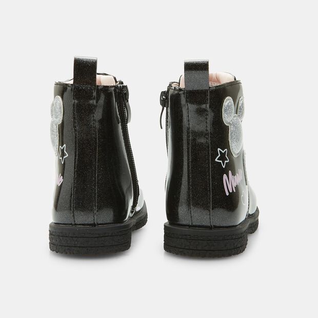 Botines para ni&ntilde;a Minnie, Negro