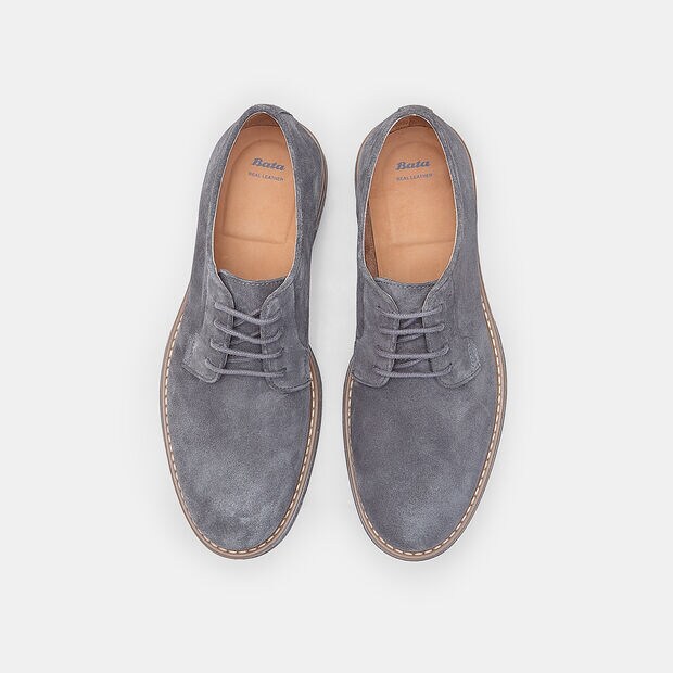Zapato Derby de Ante con cordones para Hombre BATA, 