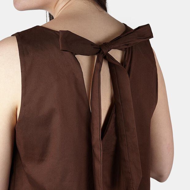 Vestido de mujer Reset, Marr&oacute;n