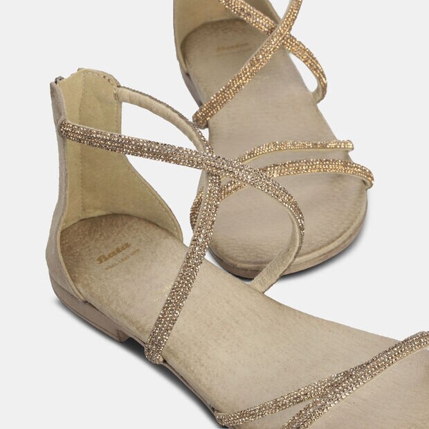 Sandalias de mujer, Dorado