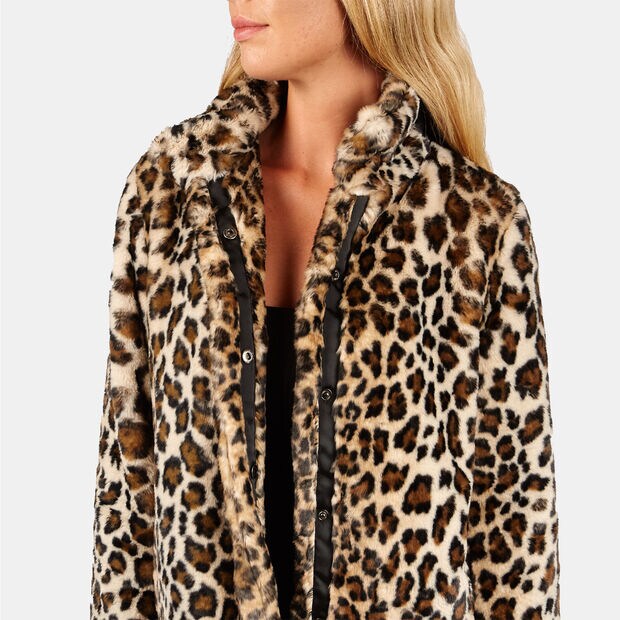 Pelo sint&eacute;tico de mujer animal print, Animal