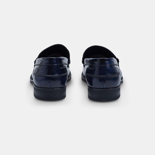 Mocasines de hombre de piel , 