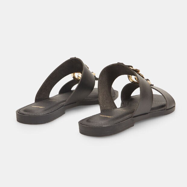 Zapatillas planas de mujer con detalle de cadena , 