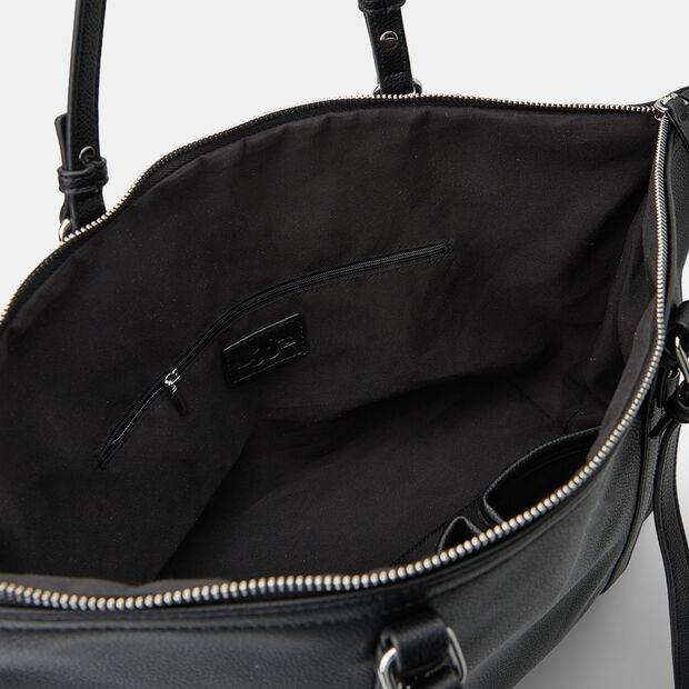 Bolso Shopper de mujer Bata, Negro