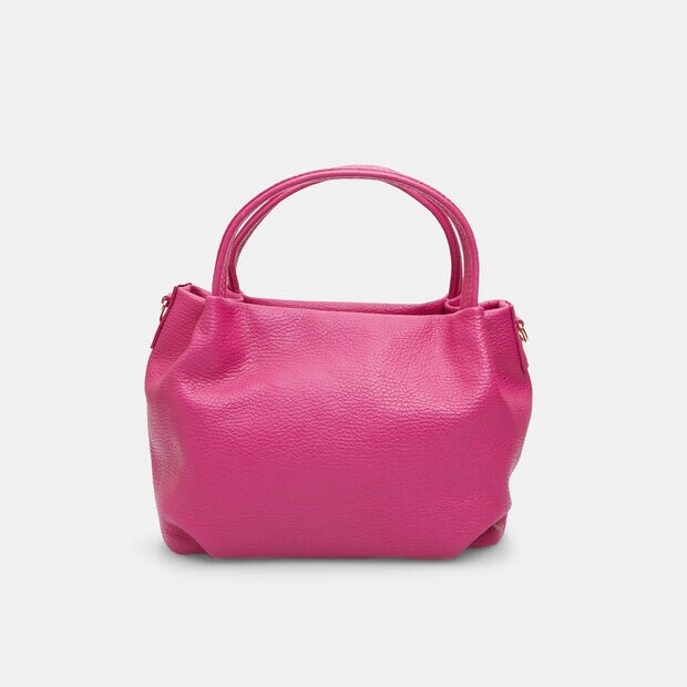 Bolsa tipo bowling para mujer, Fucsia
