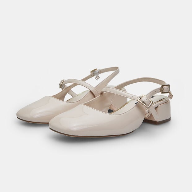 Zapatos Slingback de charol para mujer Bata Red Label con tac&oacute;n de 3,5 cm, 