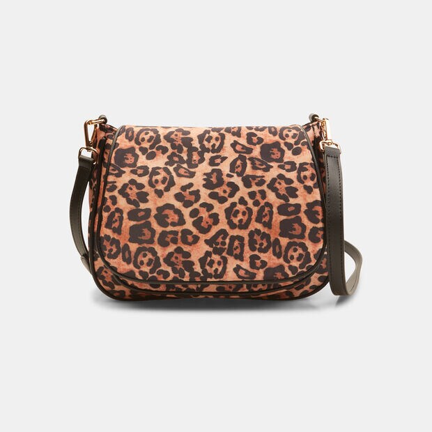 Bolso bandolera de mujer con estampado animal print , Animal