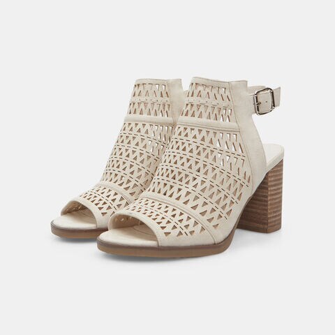 Sandales pour femme avec talon de 8 cm BATA, Beige