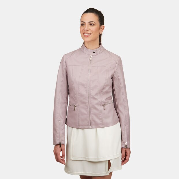 Blouson moto pour femme, 