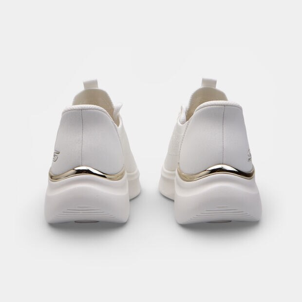 Baskets femme Skechers, Blanc