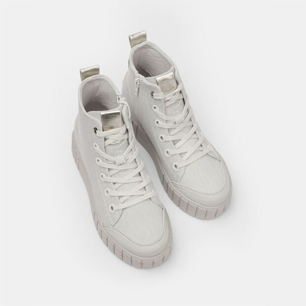 Sneakers mid pour femme, Gris