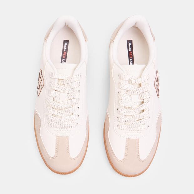 Sneakers pour femme Bata Red Label avec semelle couleur terre, Blanc