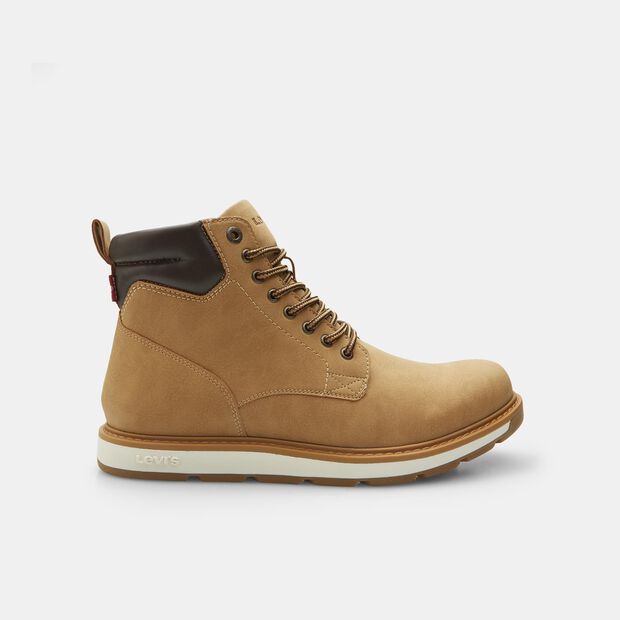 Bottine &agrave; lacets pour homme Levi's, Jaune