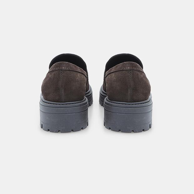 Mocassins pour femme en daim, 