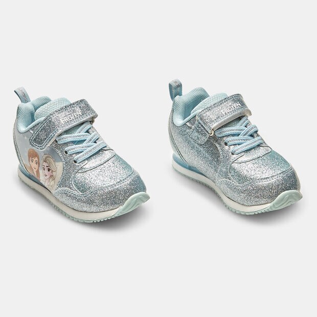 Baskets pour fille reine des neiges avec strass, Bleu