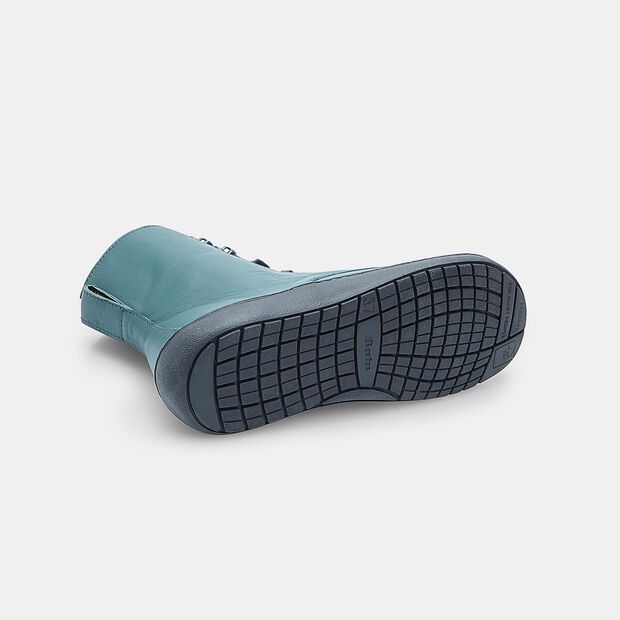 Bottine &agrave; lacets Barefoot en cuir pour femme Bata, Vert