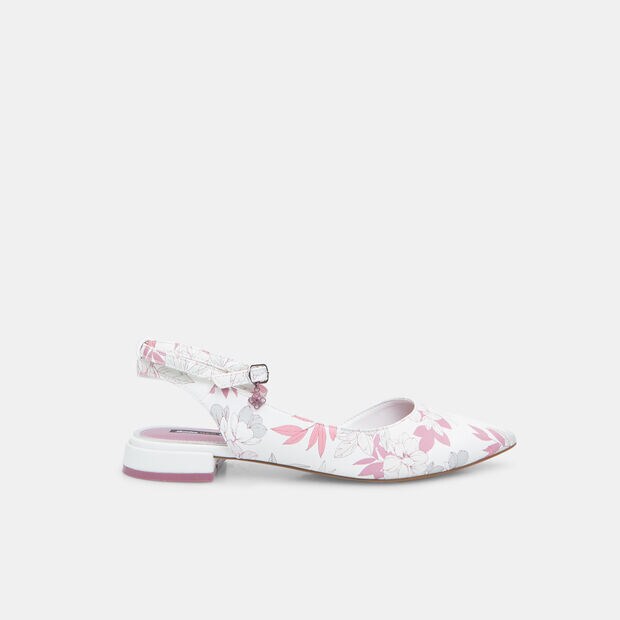 Ballerines Slingback pour femme Bata Red Label, Blanc