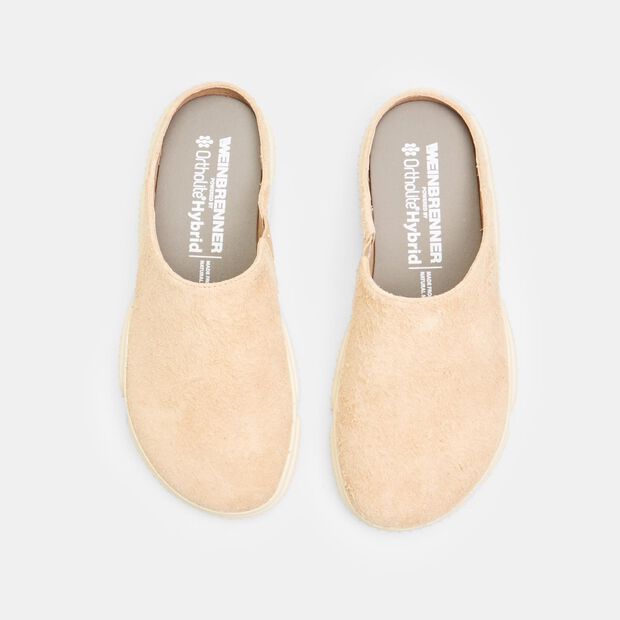 Mules en cuir barefoot FlotActive WEINBRENNER, Beige