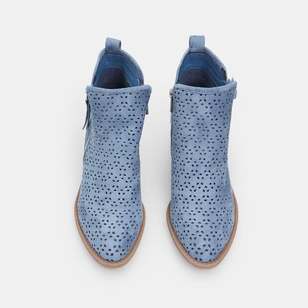 Bottine ankle boot pour femme avec talon de 4,5 cm BATA, Bleu