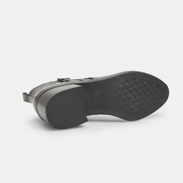 Bottine femme &agrave; talon 5 cm BATA, Noir