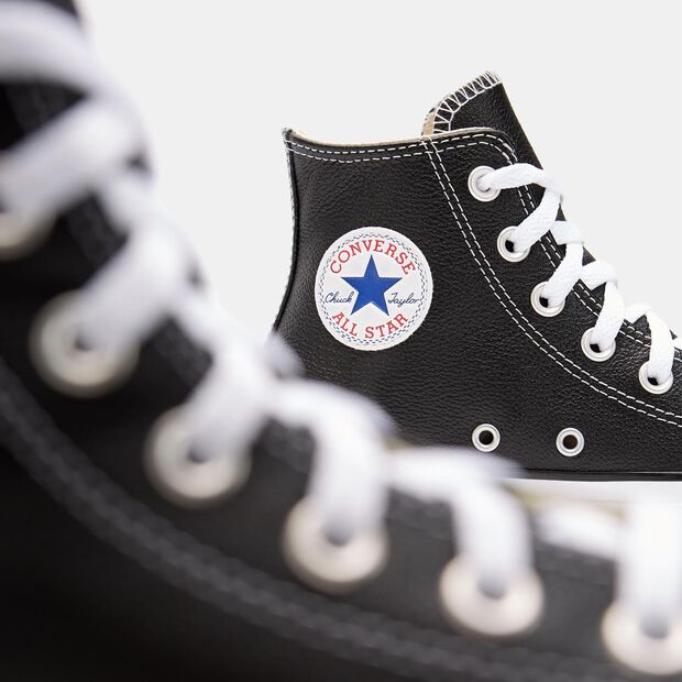Sneakers pour femme CONVERSE CHUCK TAYLOR ALL STAR LEATHER, Noir