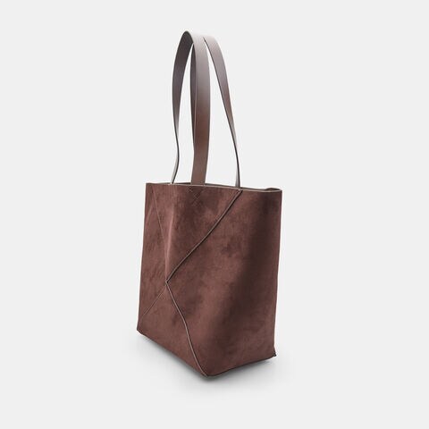 Sac de shopping BATA pour femme, Marron