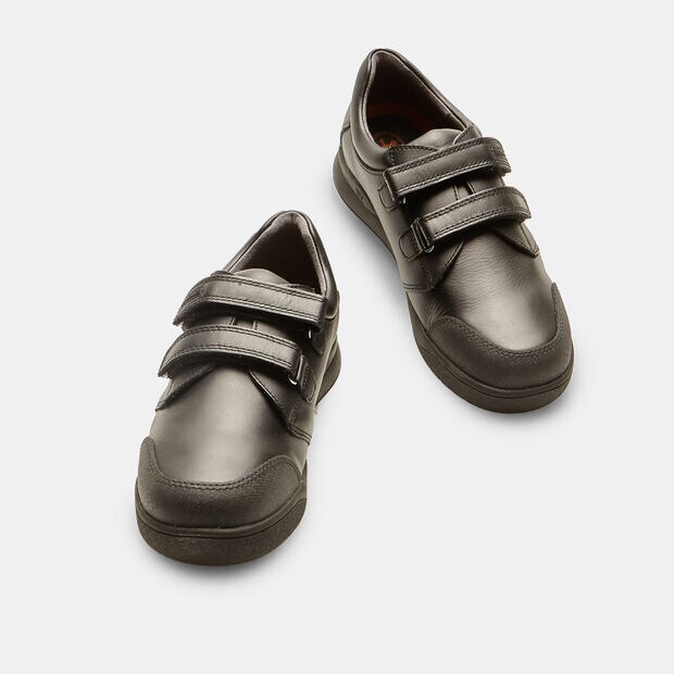 Sneakers pour gar&ccedil;on Biomecanics avec velcros, Noir