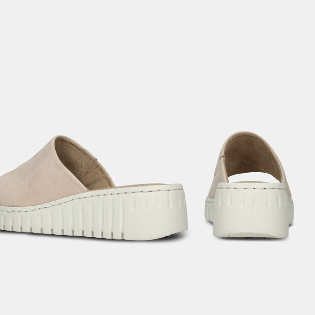 Mules pour femme en cuir, 