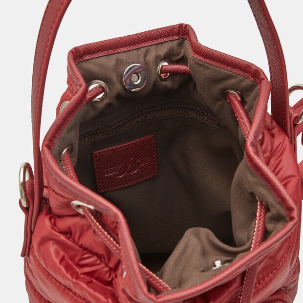 Sac seau matelass&eacute; pour femme Bata, Bordeaux