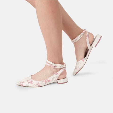 Ballerines Slingback pour femme Bata Red Label, Blanc