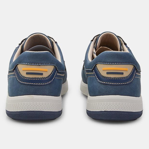 Chaussures d&eacute;contract&eacute;es &agrave; lacets comfortables BATA, Bleu