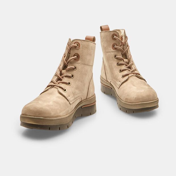 Bottines Weinbrenner en cuir v&eacute;ritable, Beige