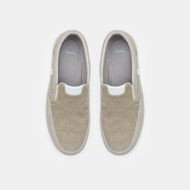Chaussures slip-on comfortables BATA, Beige