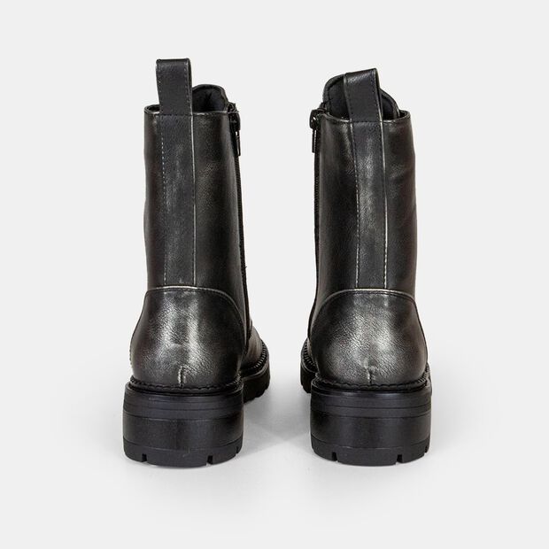 Boots argent&eacute;es pour femme, Argent