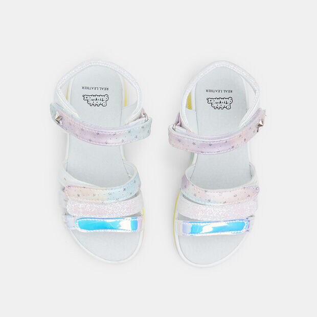 Sandales pour fille Bubblegummers, Blanc