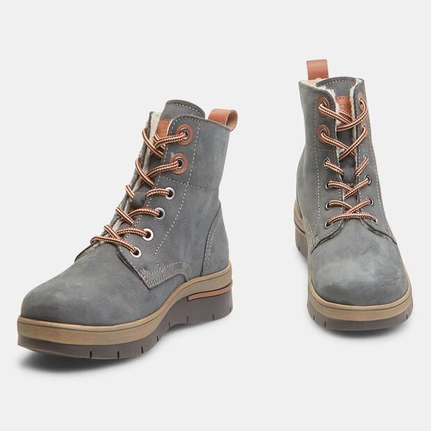 Bottines Weinbrenner en cuir v&eacute;ritable, Bleu