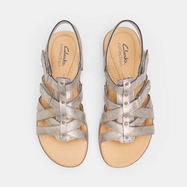 Sandales pour femmes Clarks Elizabelle Sky, Gris