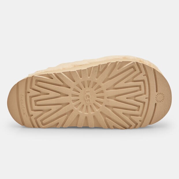 Pantoufles pour femme UGG Fuzz Sugar, Beige