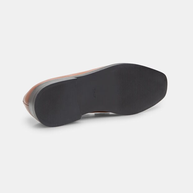 Mocassin homme en cuir Bata, Bronzer