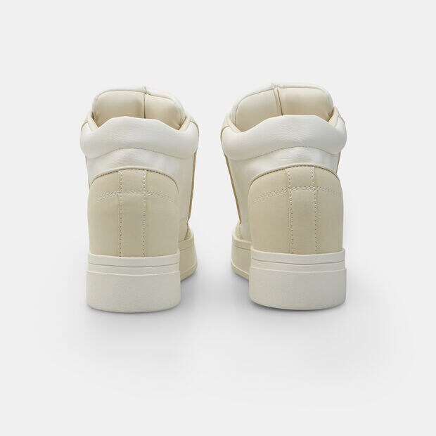 Baskets pour femme &agrave; semelle compens&eacute;e Bata, Blanc