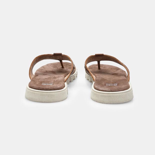 Sandales d'&Eacute;t&eacute; D&eacute;contract&eacute;es pour Homme BATA, Marron