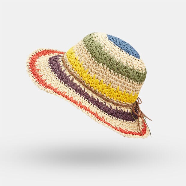 Chapeau pour femme multicolore, Multicolore