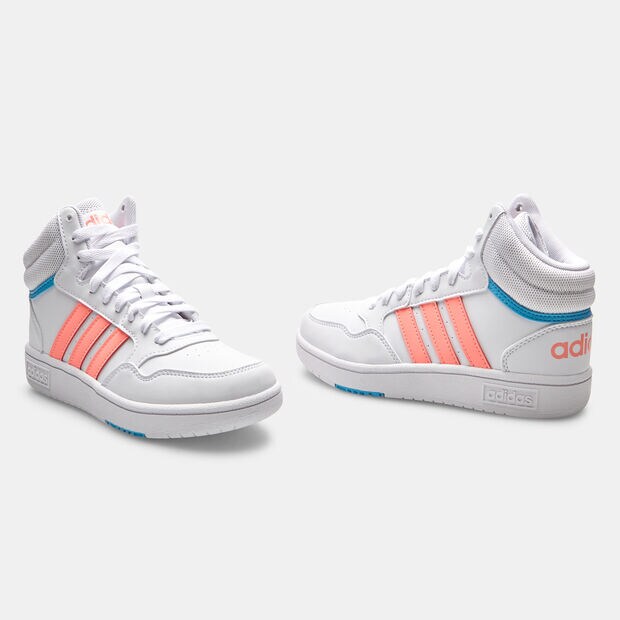 Baskets pour fille adidas hoops, Blanc