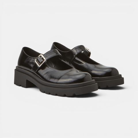 Ballerine Mary Jane femme avec semelle track Bata, Noir