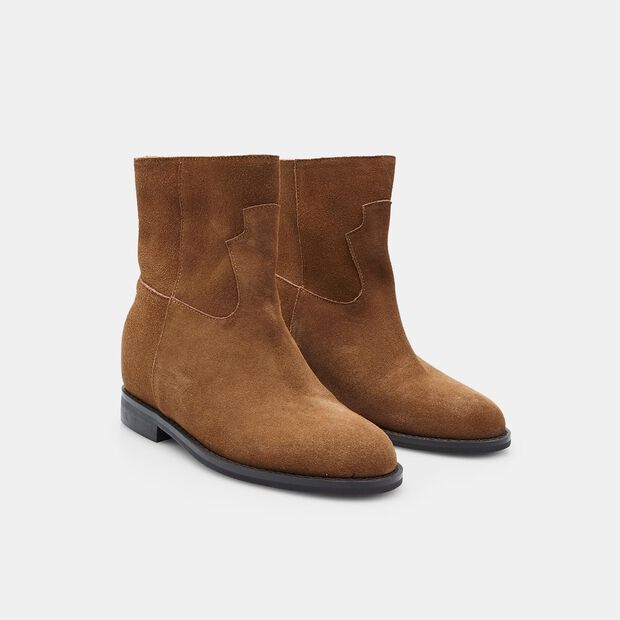 Bottines pour femme BATA avec talon compens&eacute; int&eacute;rieur, 