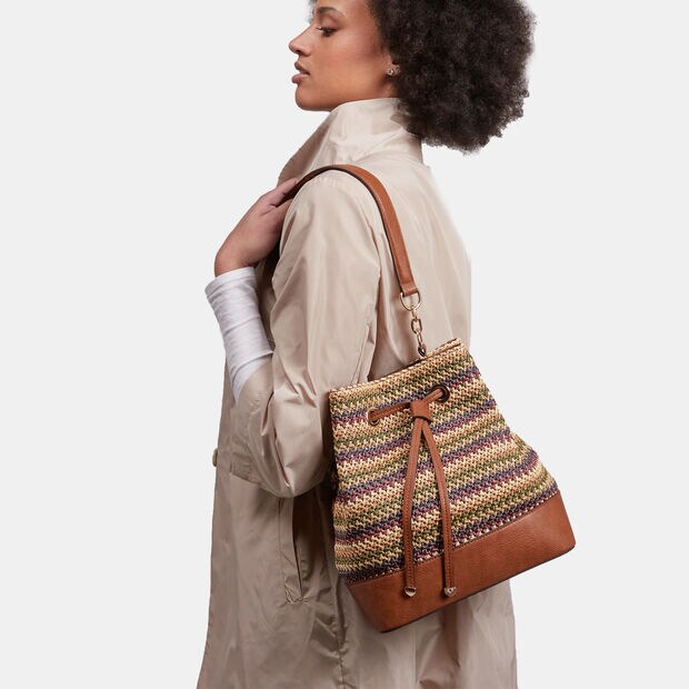 Sac seau pour femme, Multicolore