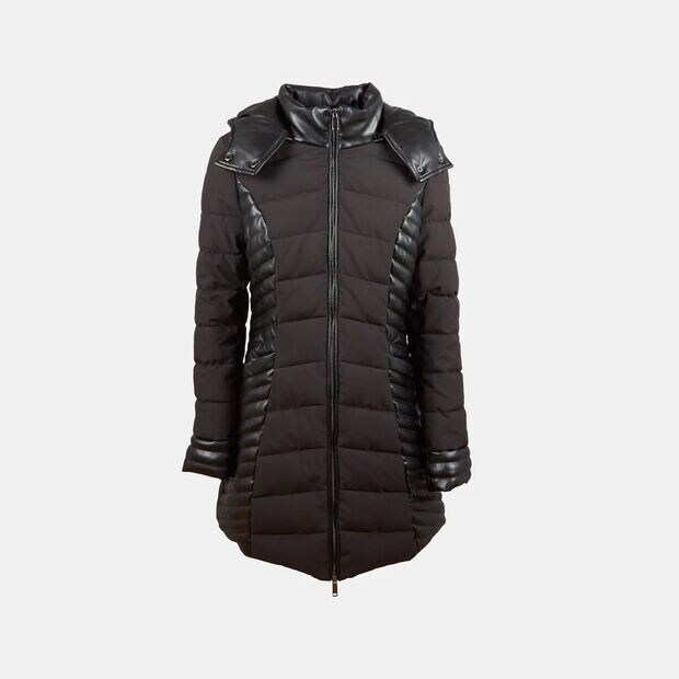 Veste rembourr&eacute;e pour femme, Noir